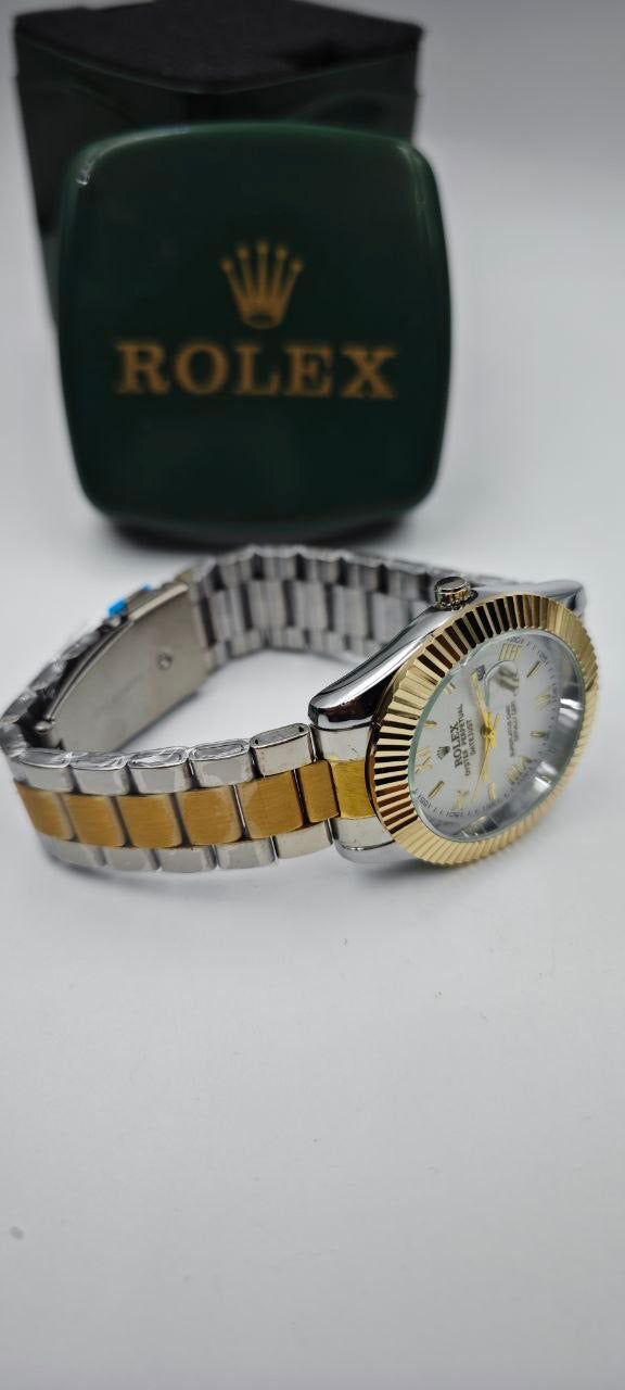 ROLEX ÇİFT RENK İÇİ BEYAZ SAAT