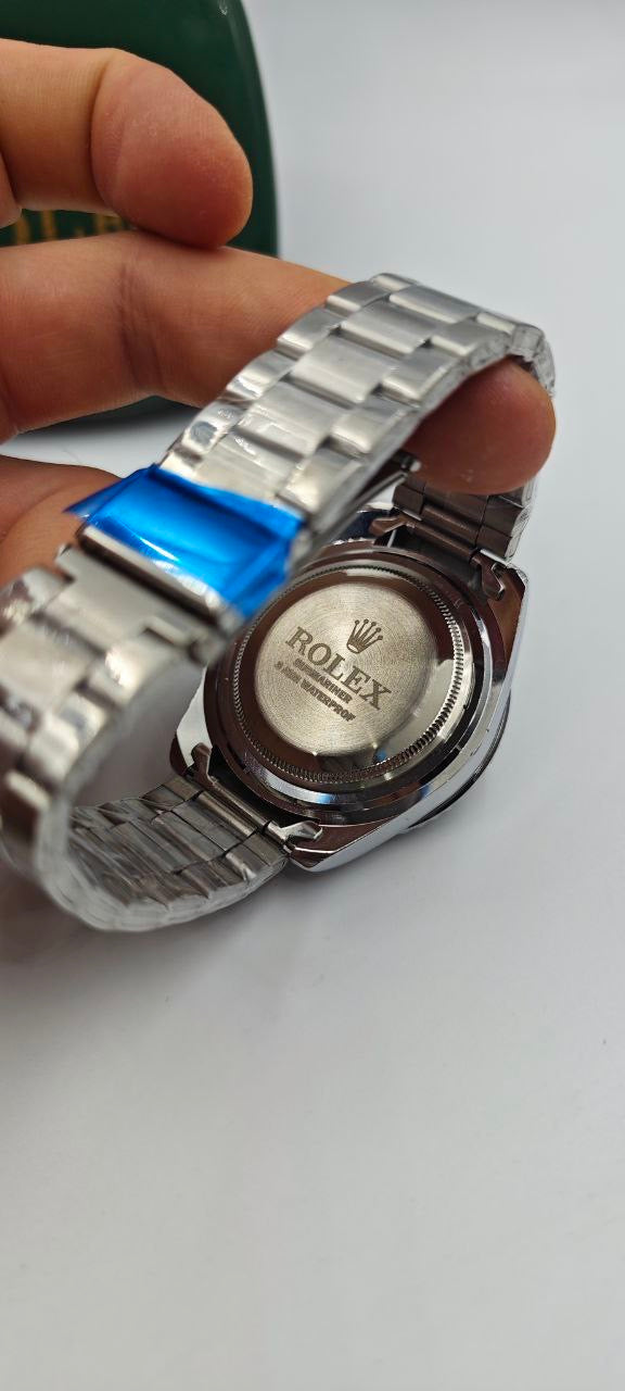 ROLEX SUBMARİNA DIŞI GÜMÜŞ İÇİ BEYAZ SAAT