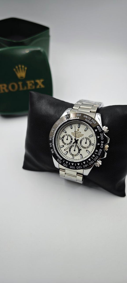 ROLEX DAYTONE İÇİ BEYAZ-SİYAH SAAT