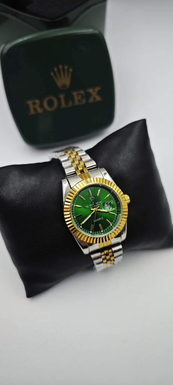 ROLEX DAYTJUST ÇİFT RENK İÇİ YEŞİL SAAT