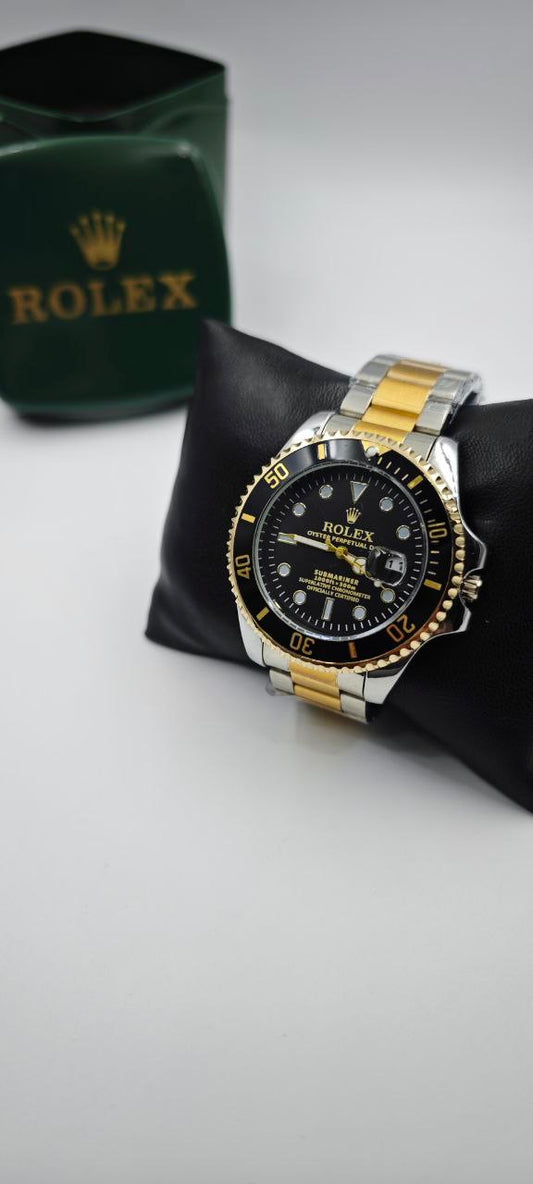 ROLEX SUBMARİNA ÇİFT RENK İÇİ SİYAH SAAT