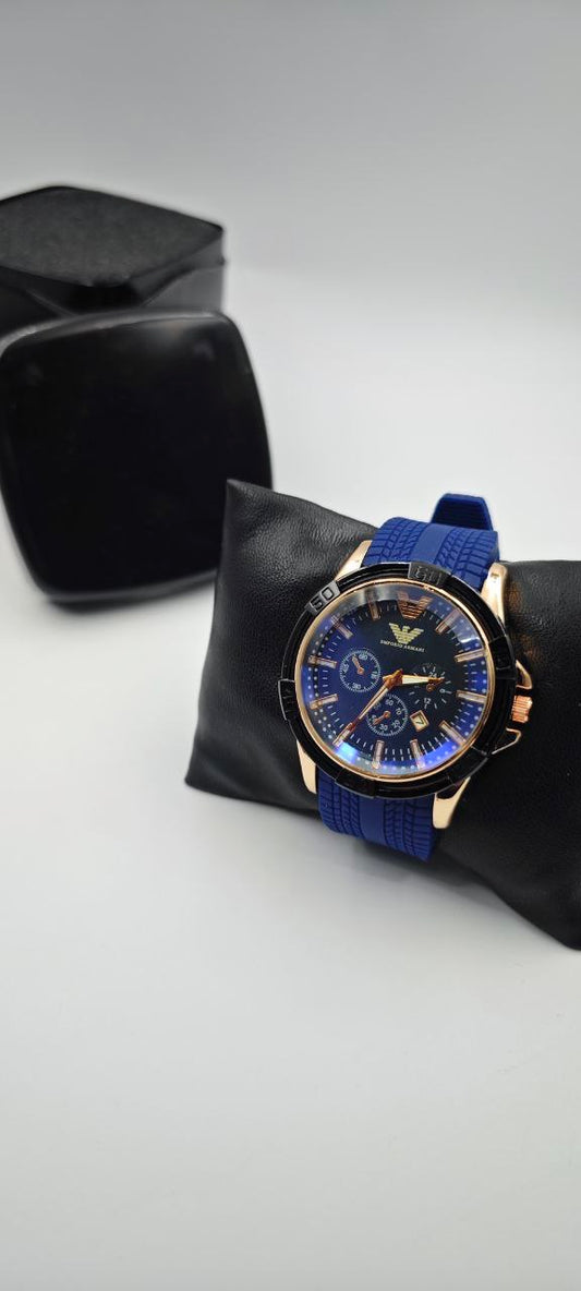 EMPOROİ ARMANI LACİVERT SAAT