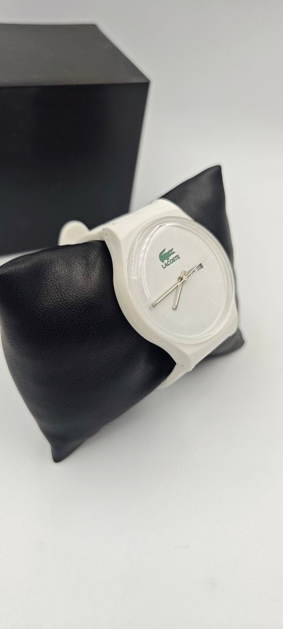 ®️ LACOSTE SLİKON BEYAZ SAAT