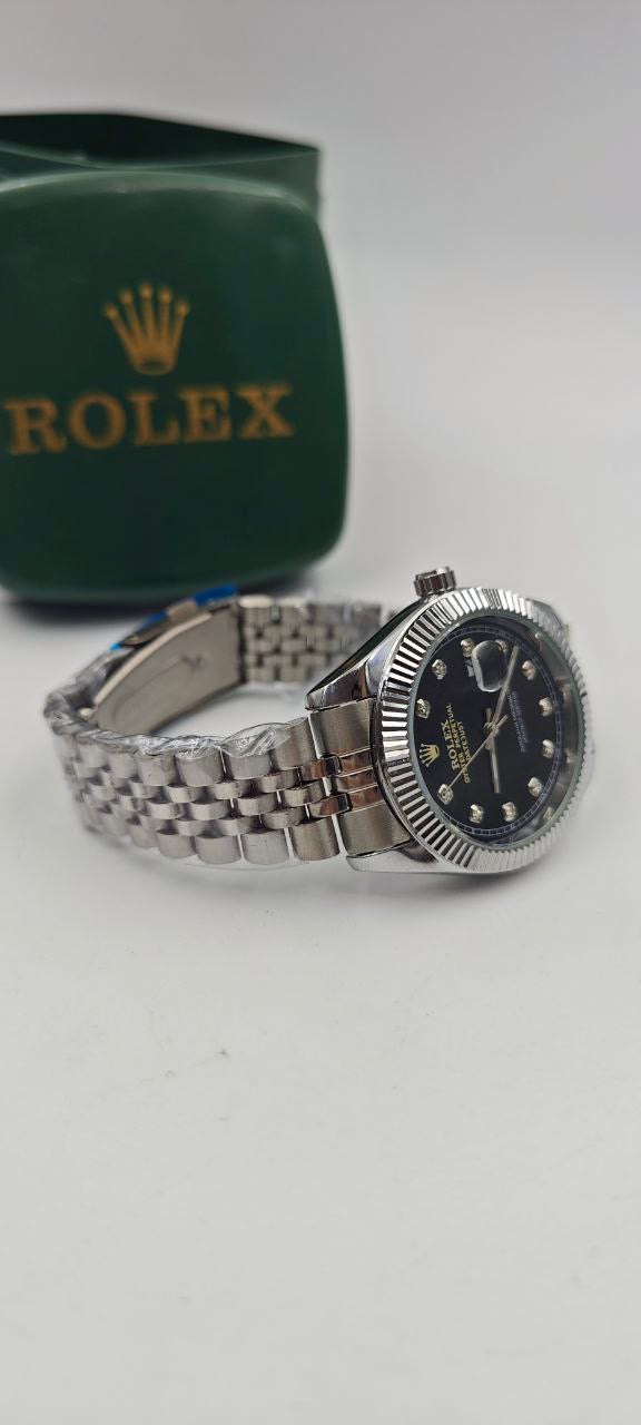 ROLEX DAYTJUST TAŞLI SİYAH SAAT