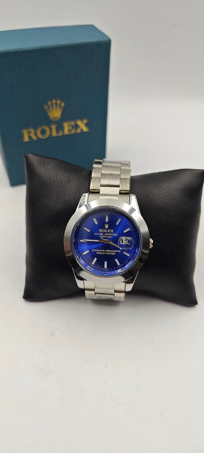 ROLEX DAYTJUST MAVİ SAAT