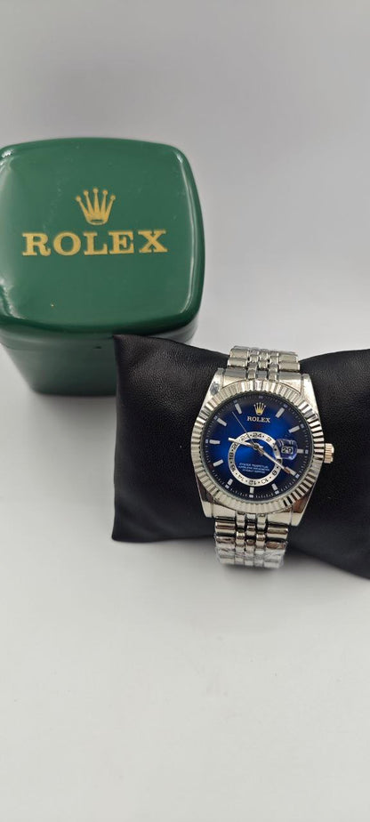 ROLEX SKYDEWELLER ÇELİK LACİVERT SAAT