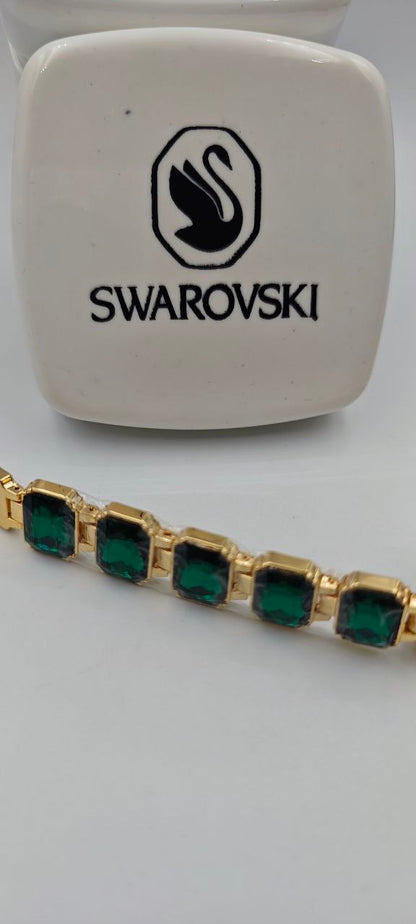 SWAROVSKİ YEŞİL BAYAN SAAT