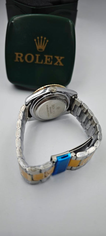 ROLEX ÇİFT RENK İÇİ YEŞİL SAAT