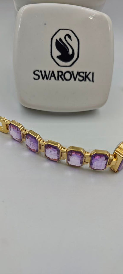 SWAROVSKİ MOR BAYAN SAAT
