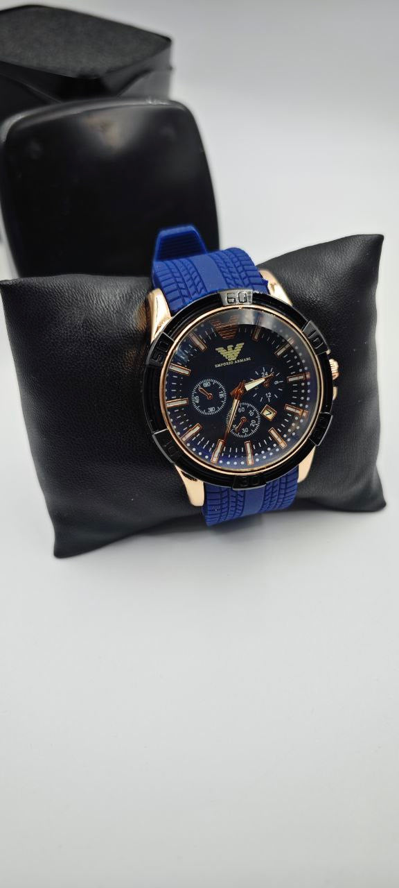EMPOROİ ARMANI LACİVERT SAAT