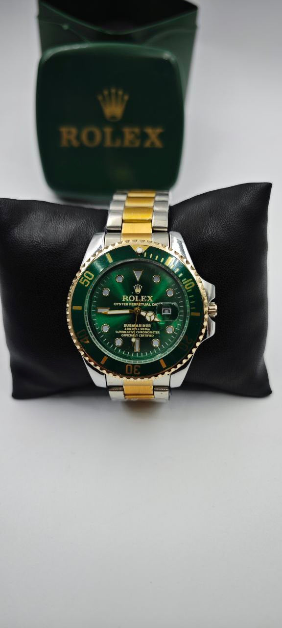 ROLEX ÇİFT RENK SUBMARİNA YEŞİL SAAT