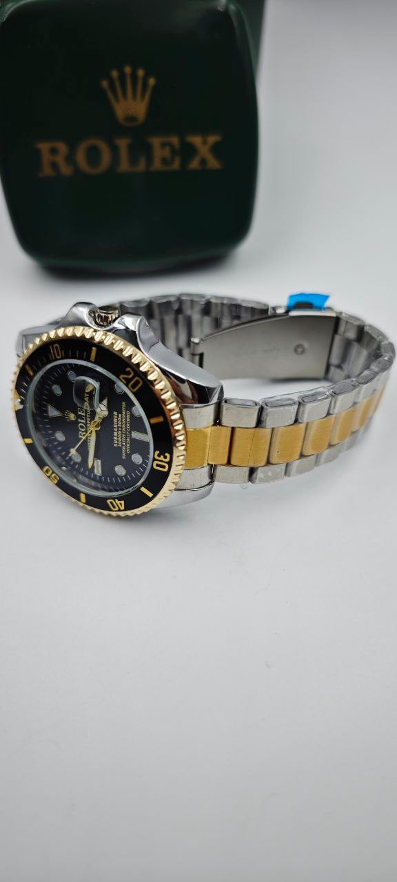 ROLEX SUBMARİNA ÇİFT RENK İÇİ SİYAH SAAT