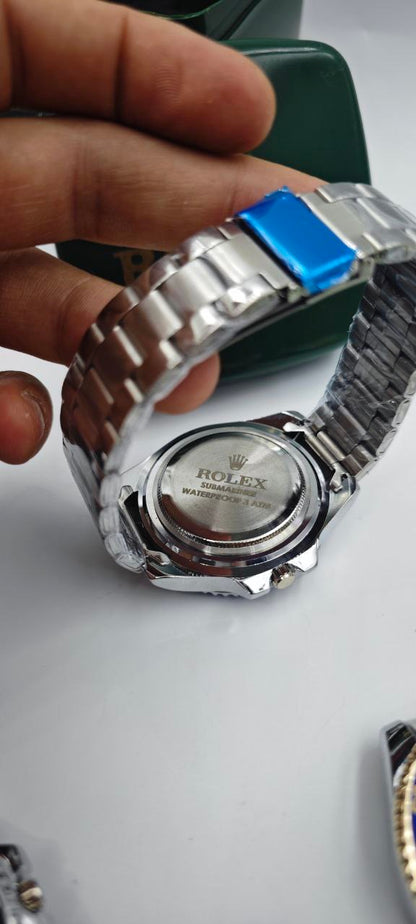 ROLEX SUBMARİNA DIŞI GÜMÜŞ İÇİ YEŞİL SAAT