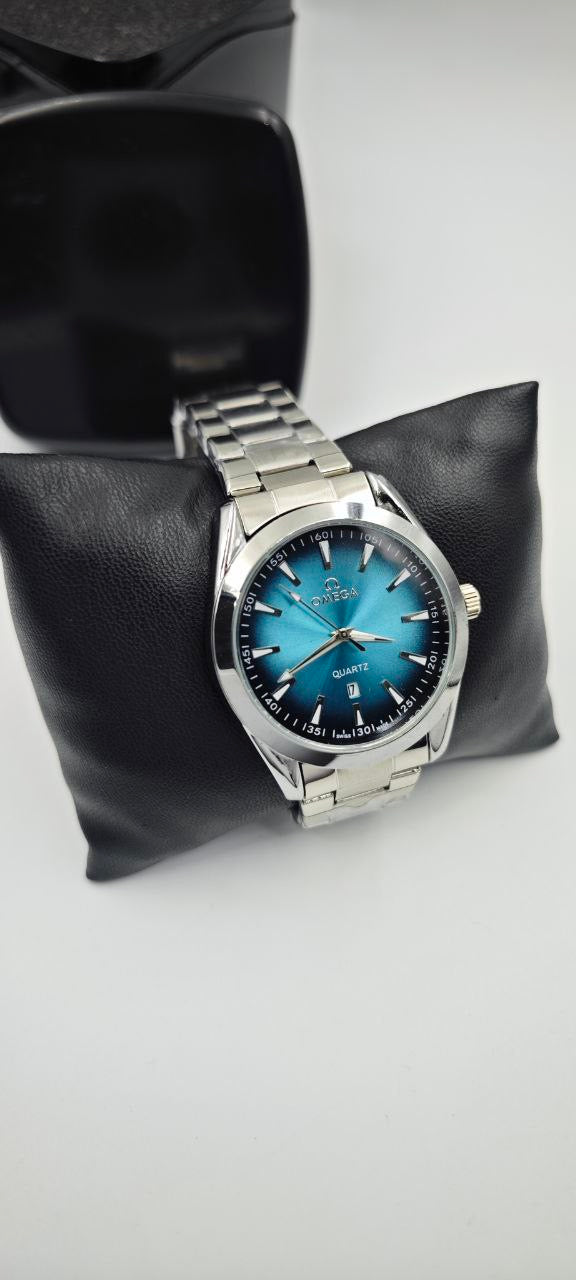 OMEGA ÇELİK SU YEŞİLİ-SİYAH SAAT