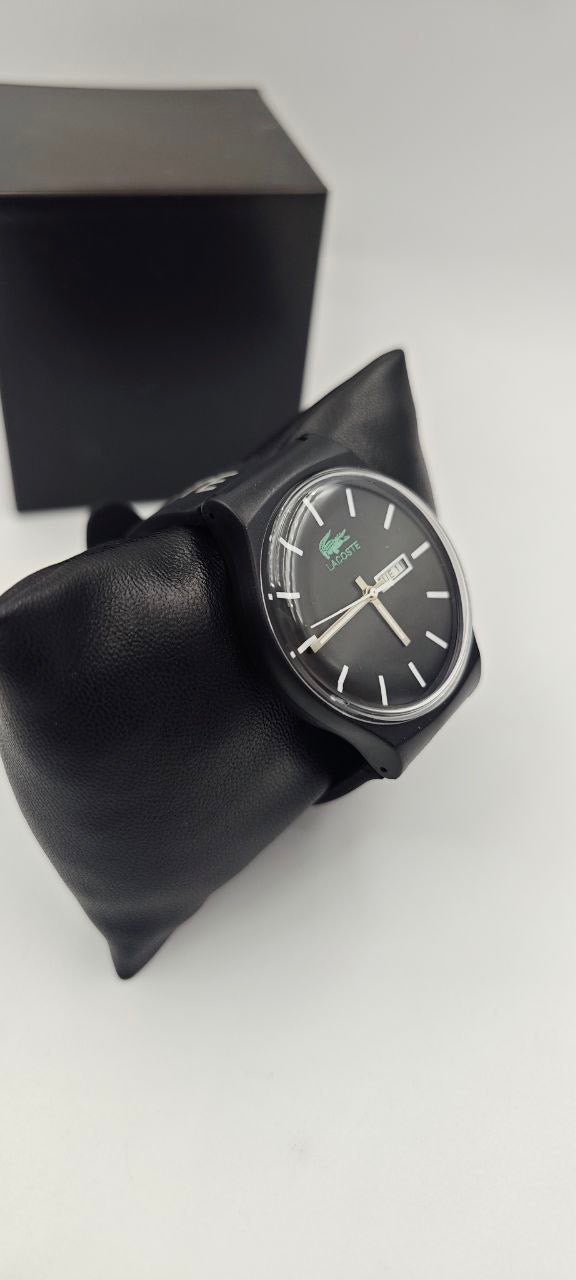 ®️ LACOSTE SLİKON SİYAH SAAT