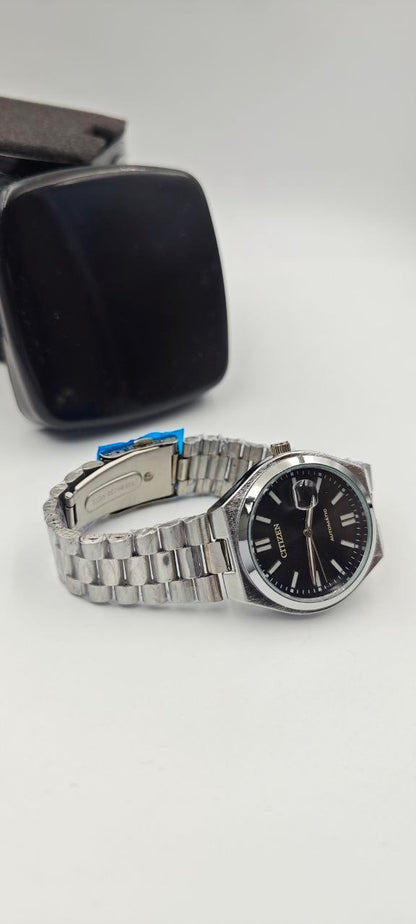 CİTİZEN SİYAH ÇELIK SAAT