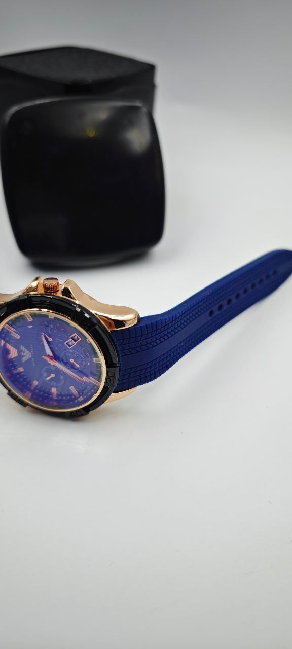 EMPOROİ ARMANI LACİVERT SAAT