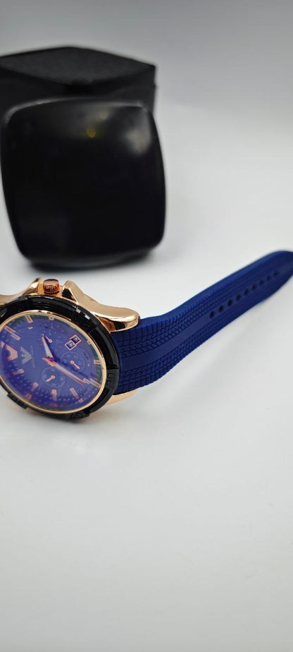 EMPOROİ ARMANI LACİVERT SAAT