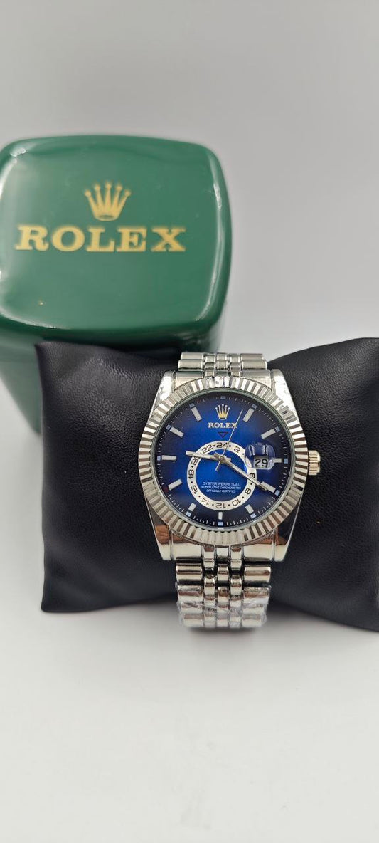 ROLEX SKYDEWELLER ÇELİK LACİVERT SAAT
