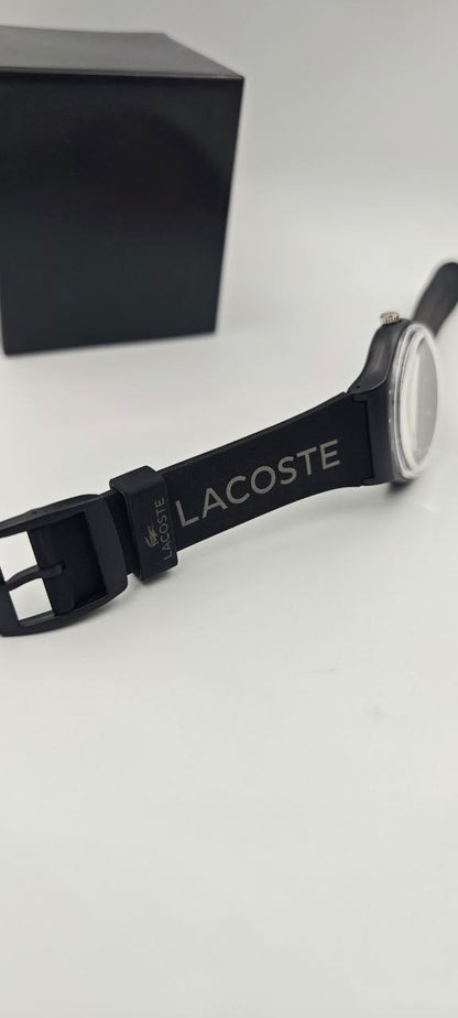 ®️ LACOSTE SLİKON SİYAH SAAT
