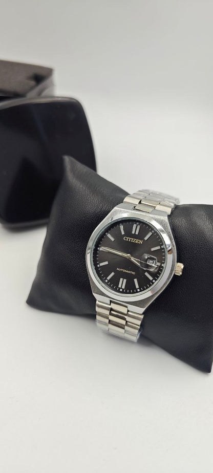 CİTİZEN SİYAH ÇELIK SAAT