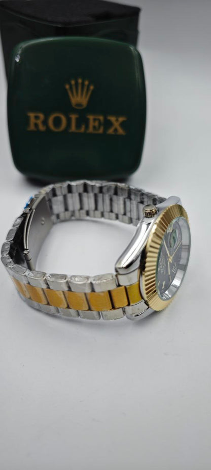 ROLEX ÇİFT RENK İÇİ SİYAH SAAT