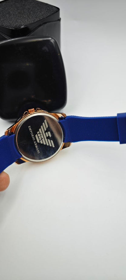 EMPOROİ ARMANI LACİVERT SAAT
