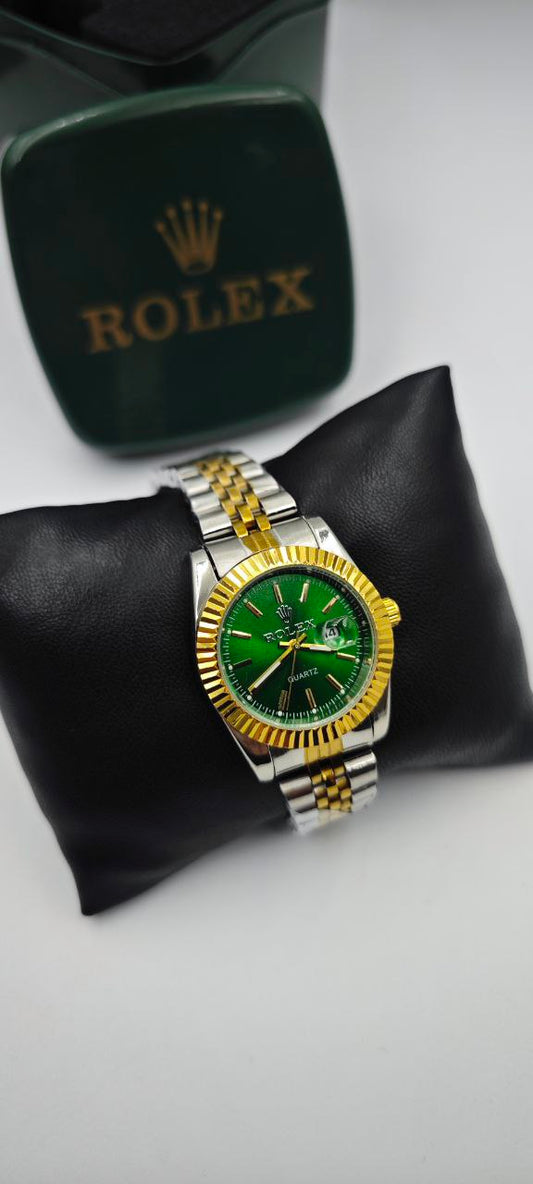 ROLEX DAYTJUST ÇİFT RENK İÇİ YEŞİL SAAT