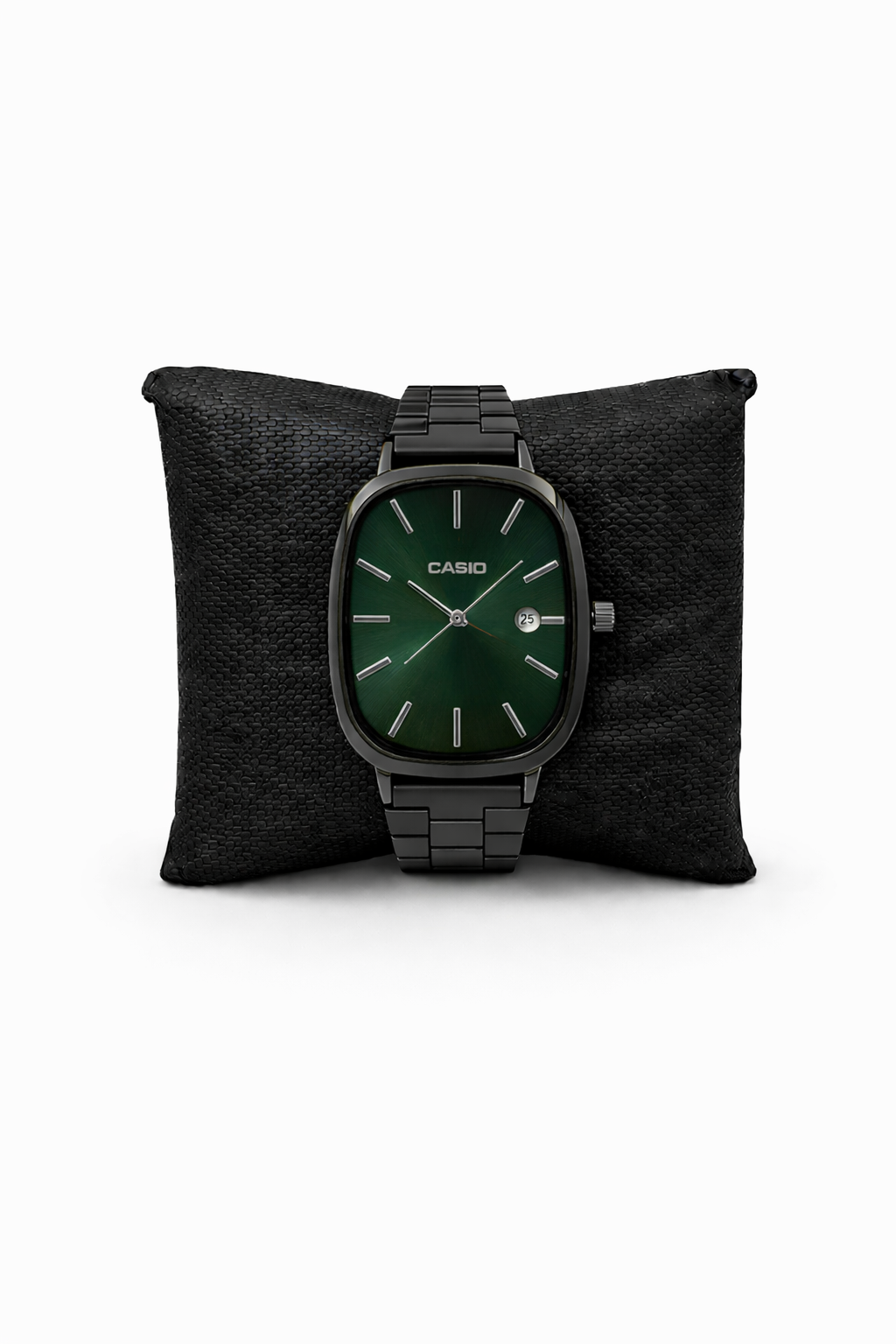 CASİO VİNTAGE DIŞI SİYAH İÇİ KOYU YEŞİL SAAT