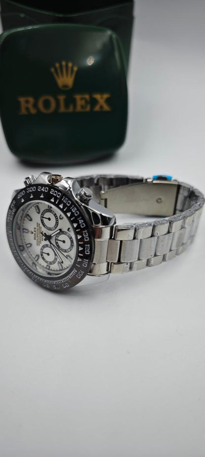 ROLEX DAYTONE İÇİ BEYAZ-SİYAH SAAT