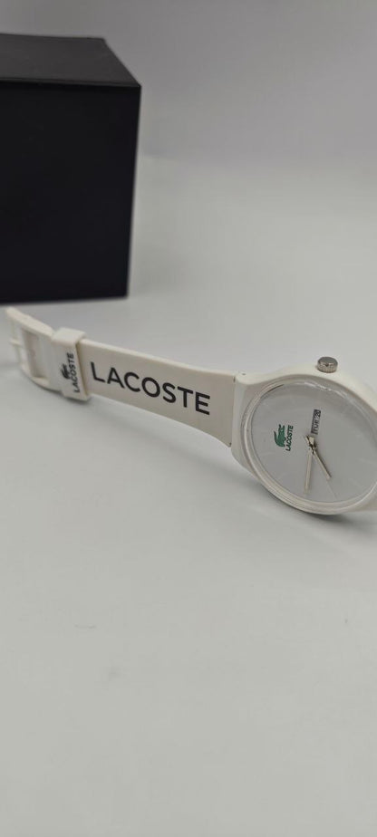 ®️ LACOSTE SLİKON BEYAZ SAAT