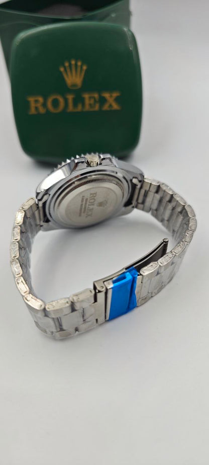 ROLEX SUBMARİNA DIŞI GÜMÜŞ İÇİ BEYAZ SAAT